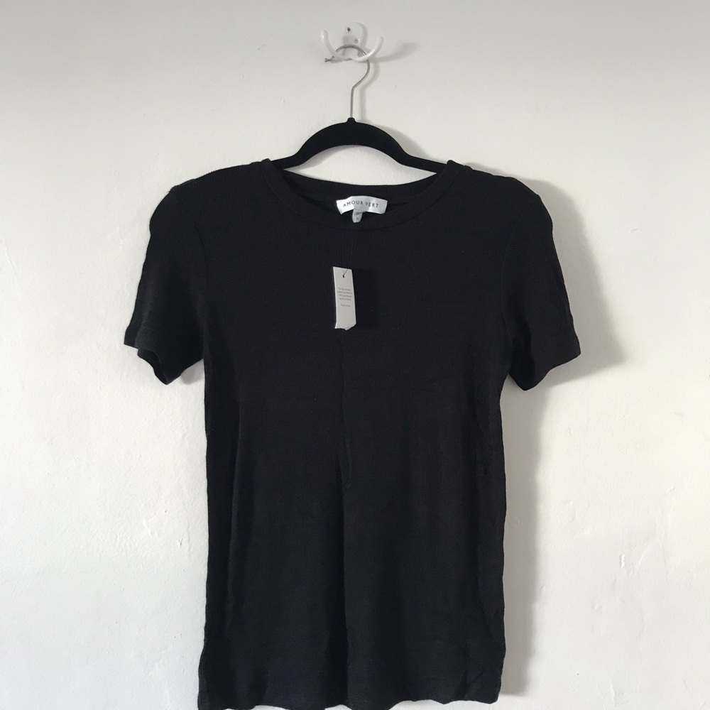 Amour Vert Dream Micro Rib Tee